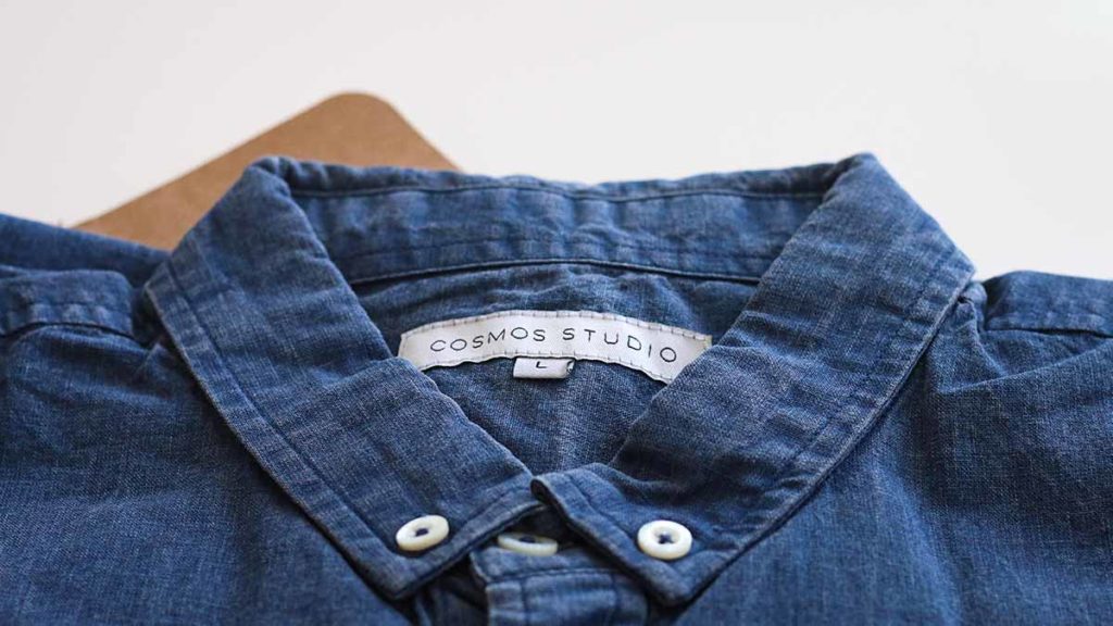 Cosmos Studio Button-Up Poplin Shirt is the most sustainable shirt in the world according to the company.